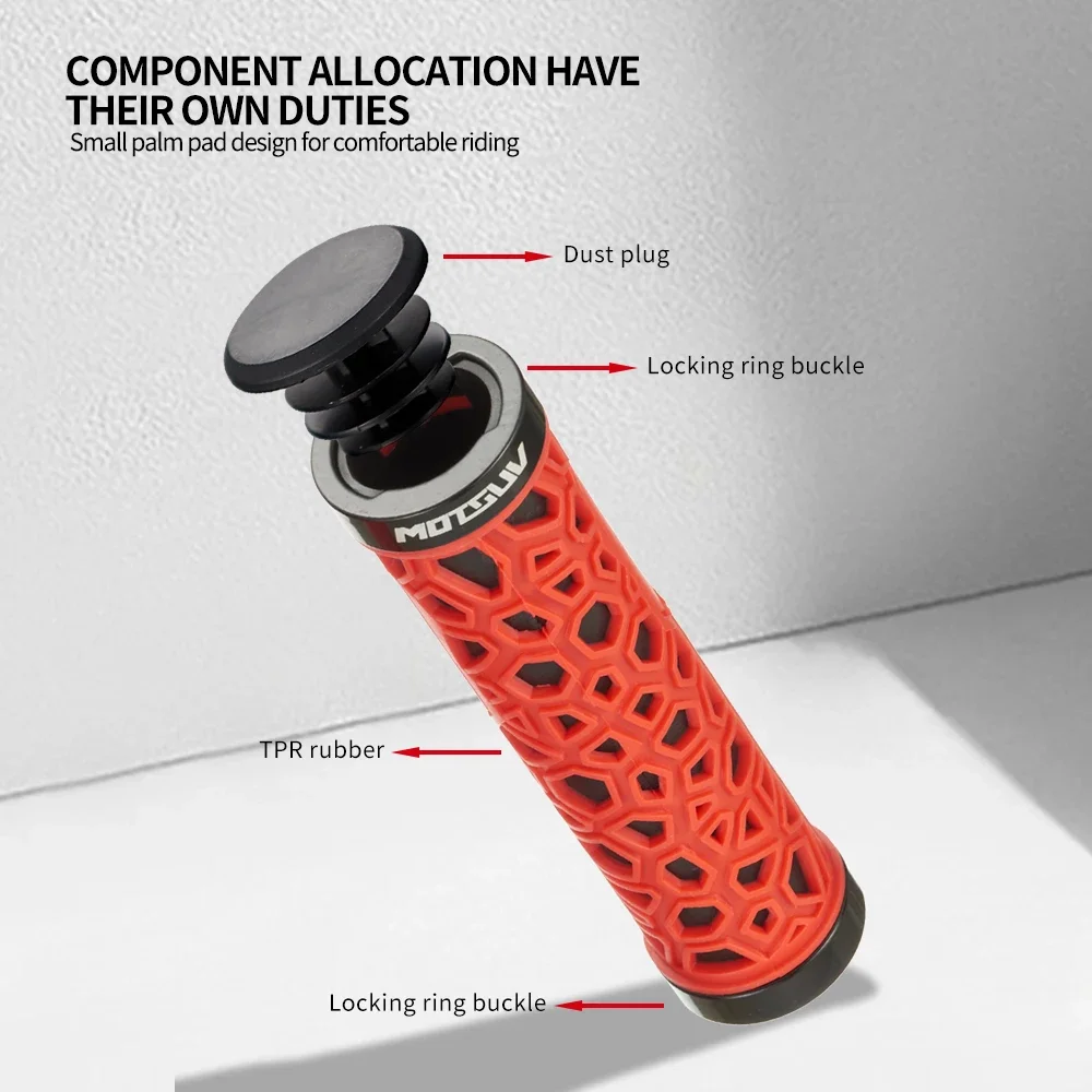 Soft MTB Locking Handlebar Grips 5