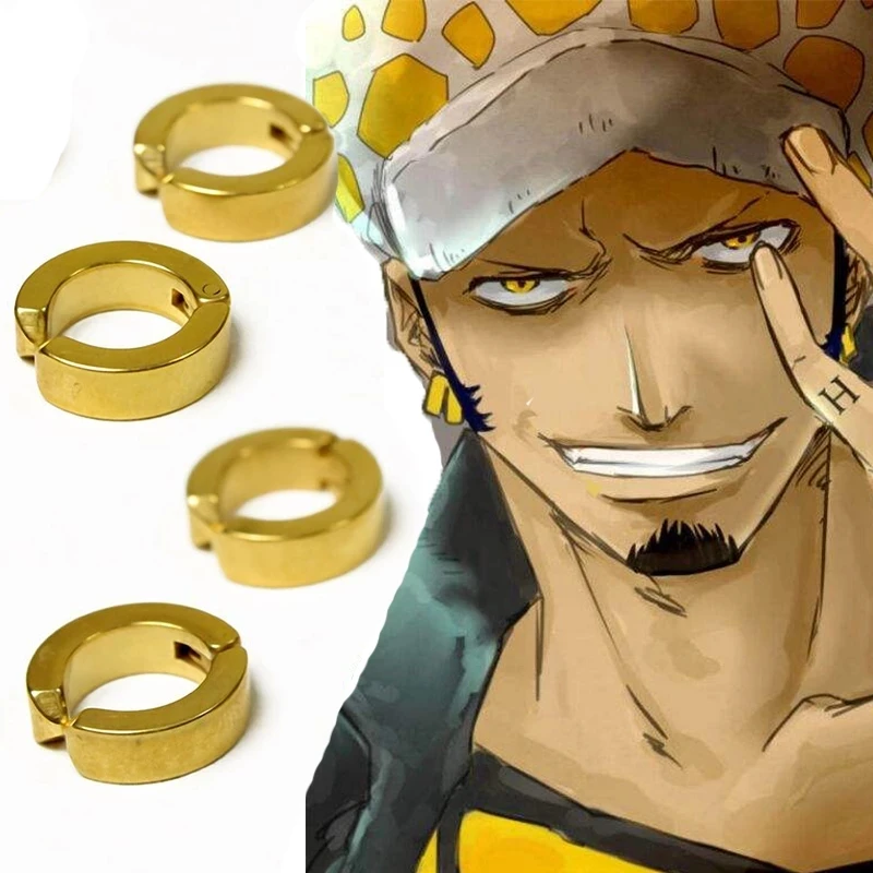 Anime earring Sauron Zoro male clip on no piercing gift dangle earrings drop earrings pendant earrings long earrings dome teardrop earrings