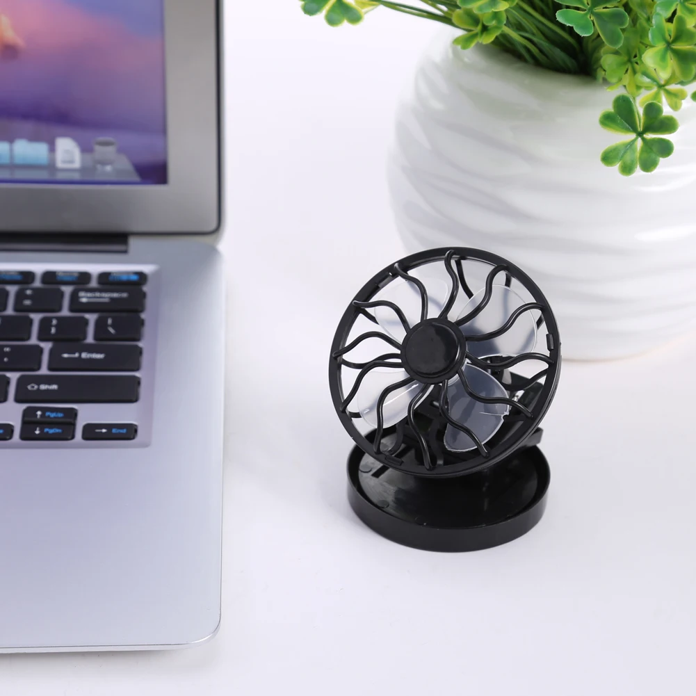Mini Solar Powered Clip Fan Summer Hat Cap Clip Cooler Solar Energy Desktop Clamp Cooling Fan Ventilator For Home Office Outdoor