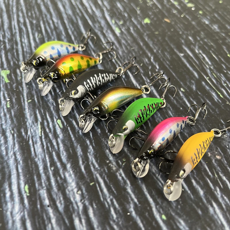 Fishing Lure 35cm 3g Mini Sinking Minnow Fishing Lures Artificial Hard Bait Crankbait Freshwater Bass Plastic Swimbait Fishing Equipment