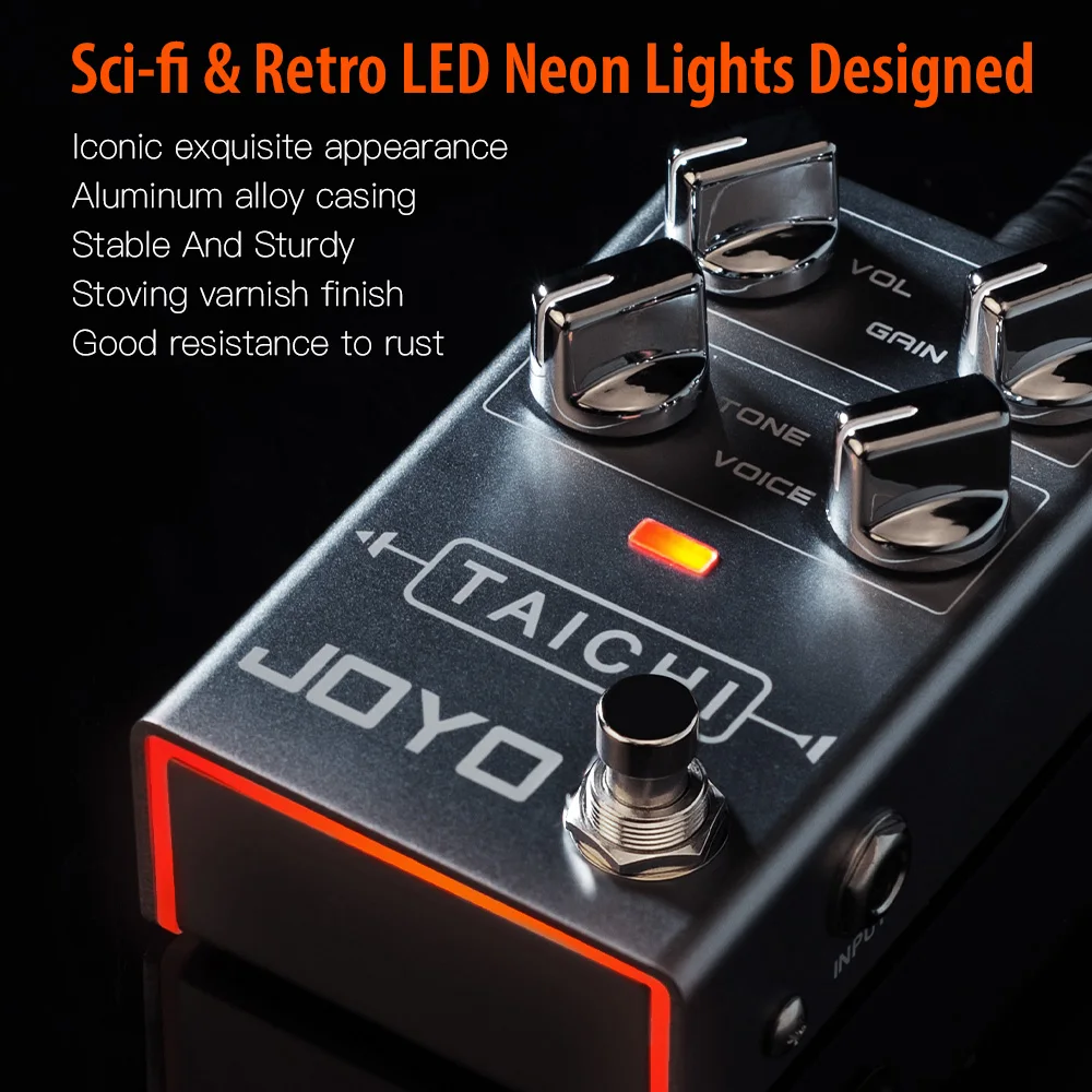 R-02 Overdrive Guitar Effect Pedal Low Gain Guitar Effects Amplifier Unique VOIC