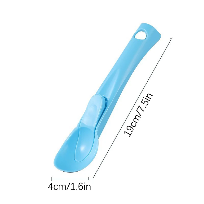 Plastic Thickened Ice Cream Spoon Ice Cream Spoon Dessert Fruit Dig Yogurt Pudding Tableware Specialty Spoons