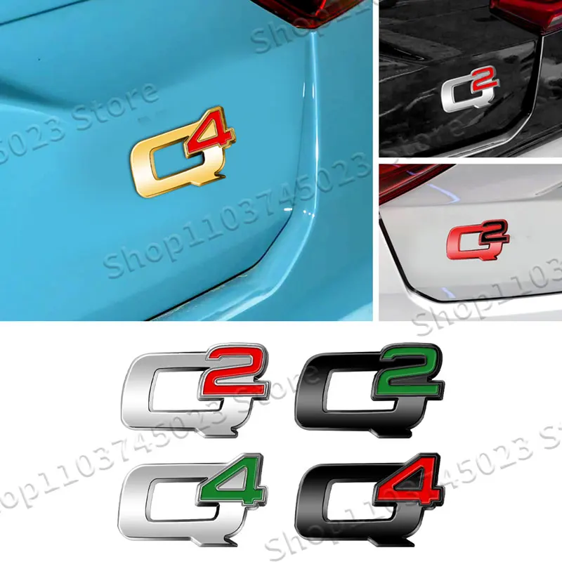3D Metal Car Decor Logo Emblem Rear Trunk Badge Fender Sticker