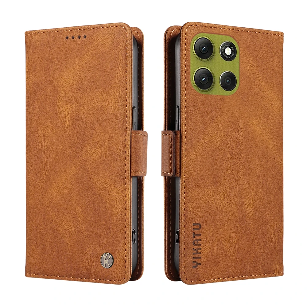 Premium Magnetic Flip Leather Phone Case – Sleek and Stylish Protection