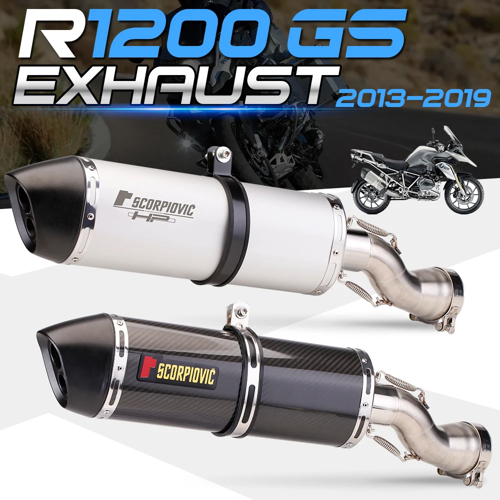 Tubo de enlace medio, tubo de escape antideslizante para BMW R1200GS