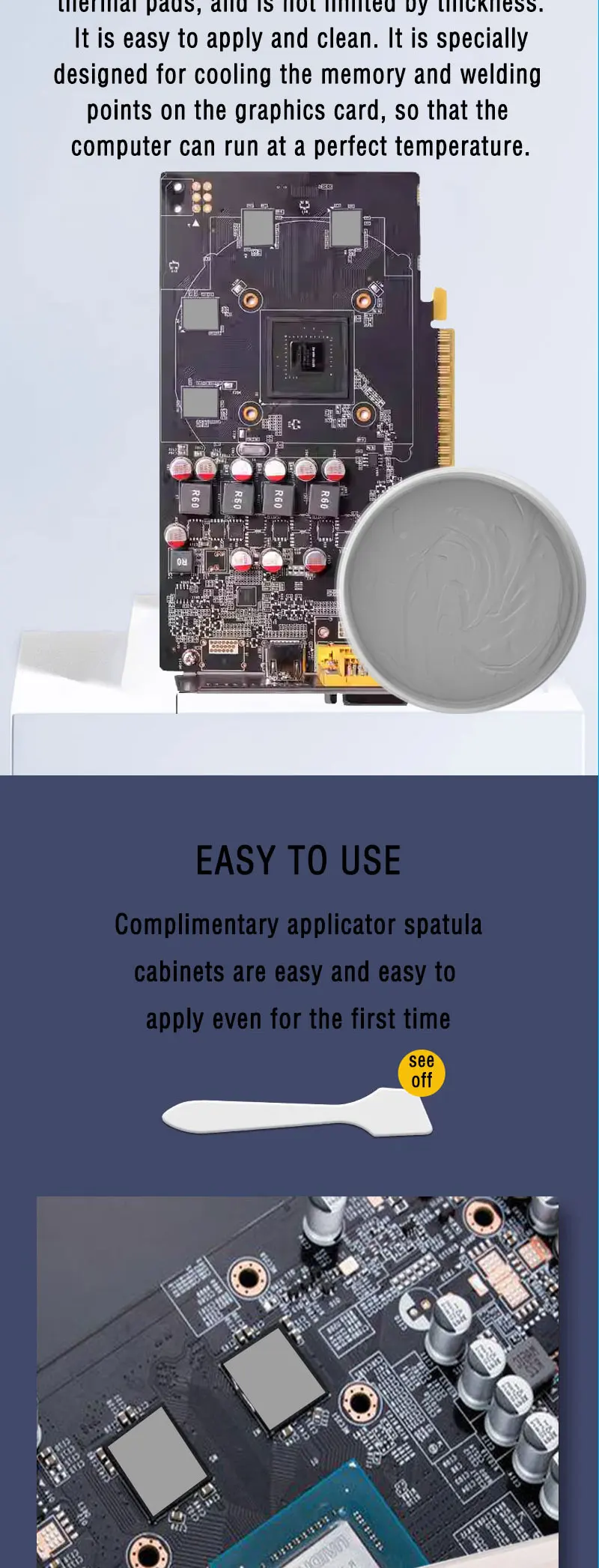 JARAPAD BASIC EXTREME UNLIMITED For VGA GPU IC Processor Thermal Pad Replacement
