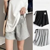 2025 Summer Plus Size Maternity Pants Adjustable Pregnant Women Shorts Ladies Loose Capri 1