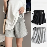 2025 Summer Plus Size Maternity Pants Adjustable Pregnant Women Shorts Ladies Loose Capri 1