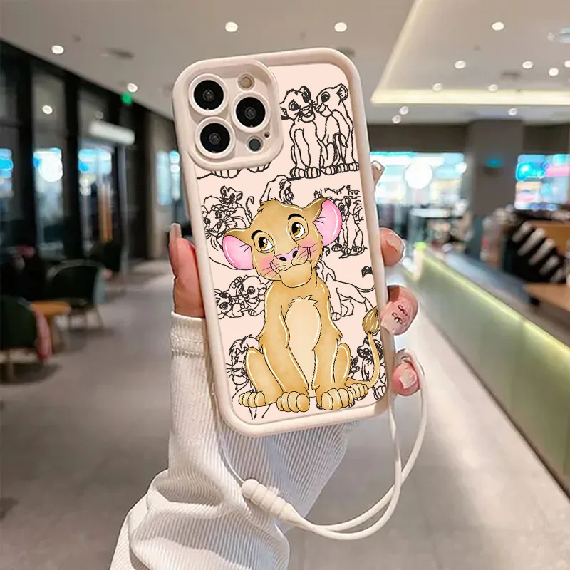 ディズニー-ライオンキングソフトフォンケース,Apple iPhone 16, 15