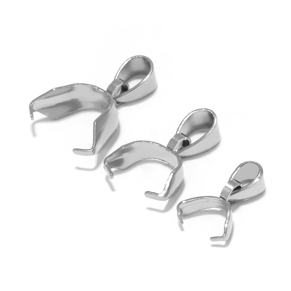 10-100 Piezas De Fianzas De Pellizco Para Colgantes Chapadas - España