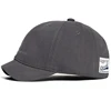 Short Brim Cotton Baseball Cap Men Women Casual Vintage Dad Hat Adjustable Trucker Style Low Profile Caps Nylon Fastener Tape 3