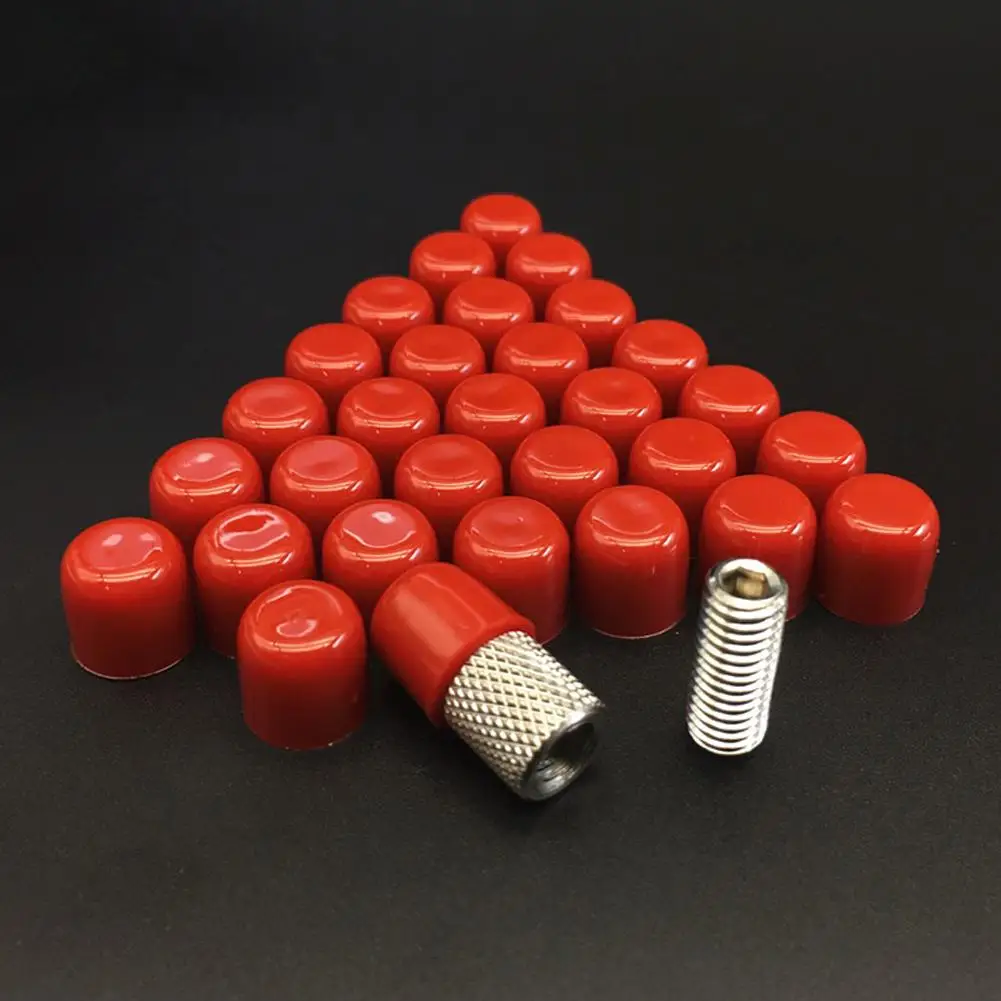 Rubber Car Dent Repair Tool Kit with Red Caps