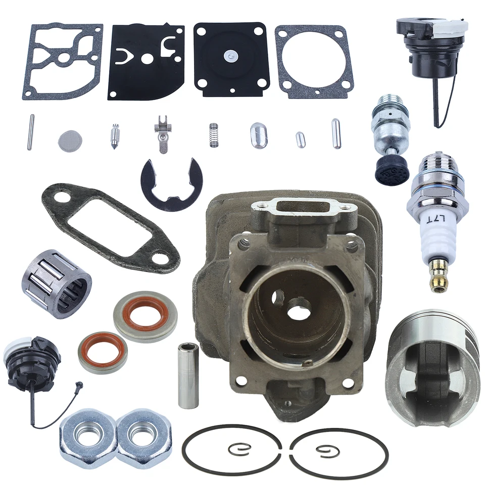 44.7mm Cylinder Piston Ring Kit For Stihl MS261 MS 261 MS261C Chainsaw 1141 020 1200 Replacement Spare Part