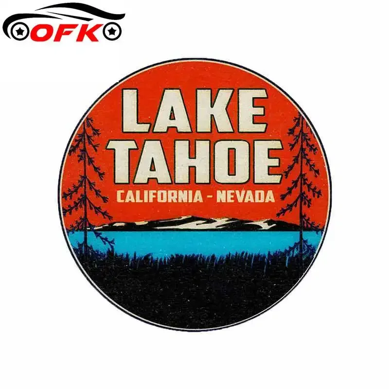 

Наклейка для озера Тахо, Калифорния, наклейка, тонкая наклейка, Виниловая наклейка для автомобиля, автомобильные аксессуары, солнцезащитный крем.