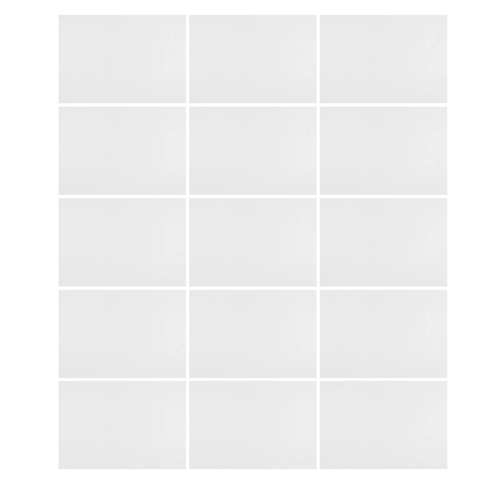 20개입 화이트 잉크 열전사 비닐 필름 양면 무광 마감 면 폴리에스터 DIY 티셔츠 가방 의류 공예용