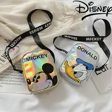 

Disney Mickey Donald Duck Children's Bag Small Square Bag Cartoon Print Messenger Bag Mobile Phone Bag