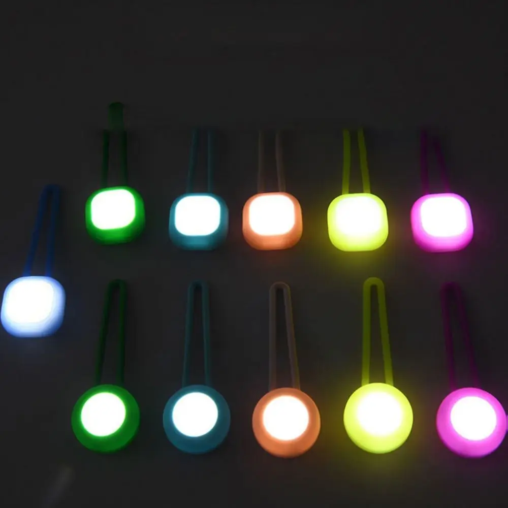 Dog Collar Pet Collar Pet Necklace Waterproof Pet Led Walking Night Pendant Hanging Silicone Pet Collar Pendants Colorful with LED Light Dog Pendant Night Light