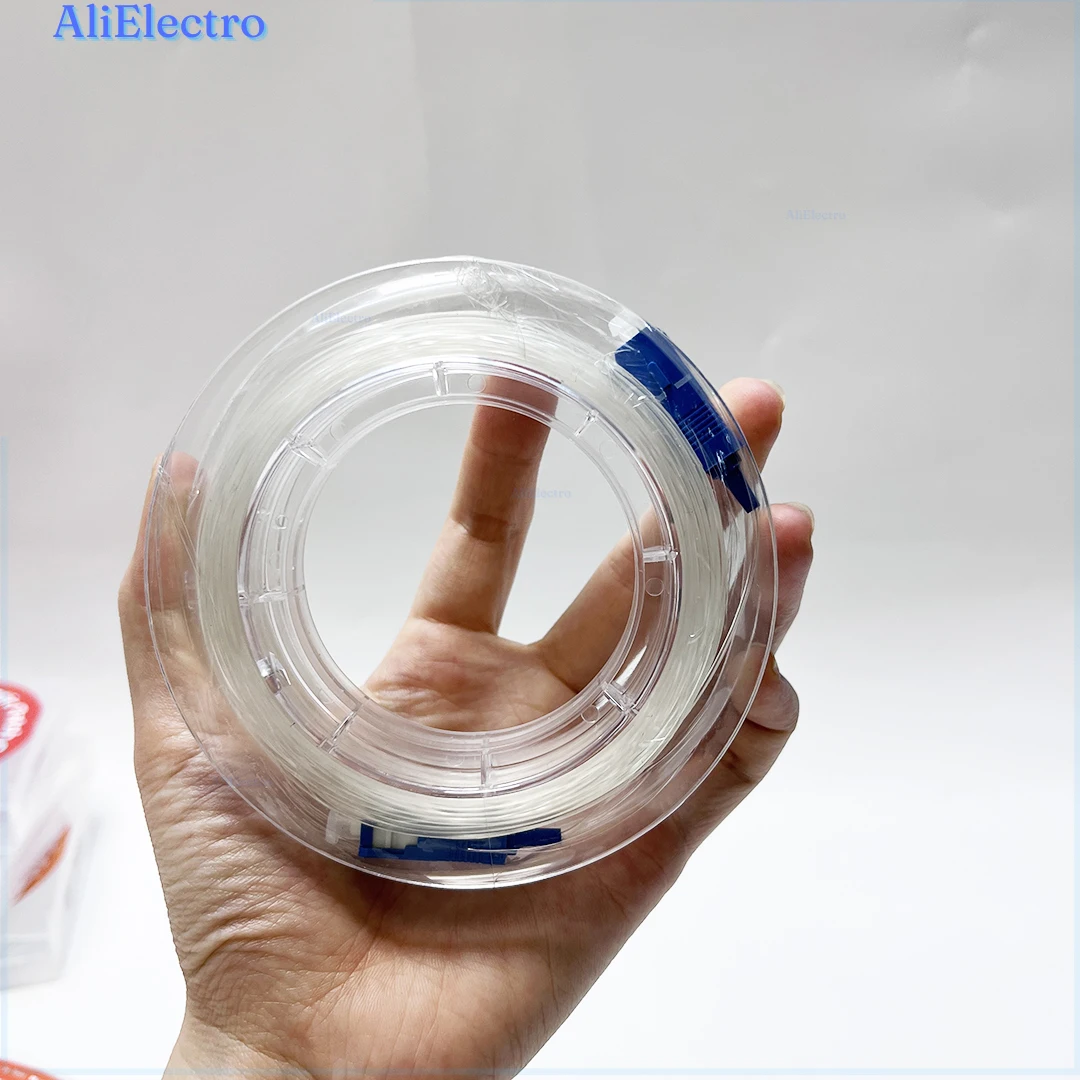 Fiber Optic Cable Indoor Invisible Transparent Optical Fiber Hidden Indoor Single-core Optical Cat Fiber Extension G657A2 Factory Outlet