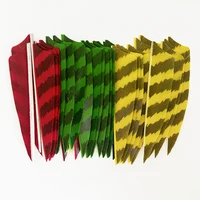 50Pcs IBOUNFOX Arrow Feathers 3 Inch Hunting Turkey feathers for Arrow Archery DIY Accessories Shield Right/ Left Wing 2