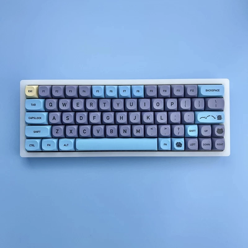 

125 Keys/set British Shorthair Cat Theme Keycaps PBT Double Shot Key Caps MA Profile Keycap For 61 64 68 84 87 96 980 104 108