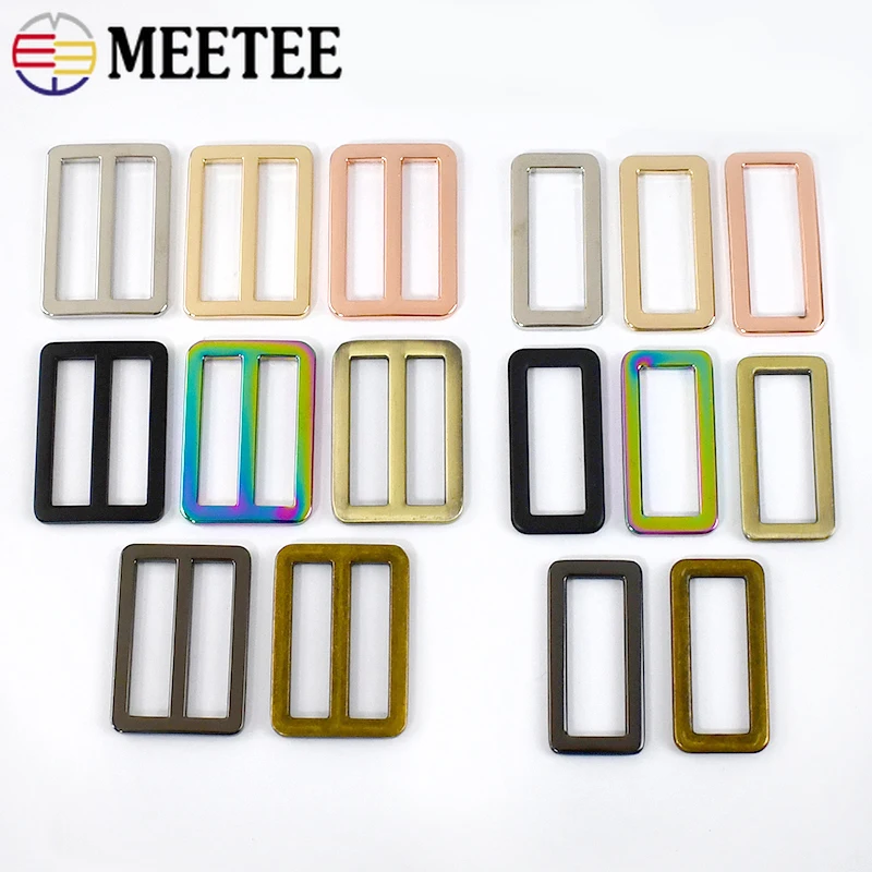 2x10 Uds. Hebillas De Anillo De Metal Para Reparación De Hebillas De Cinturones Para Bolsos De Equipaje Corazon 44x44x2mm