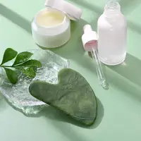 Gouache Scraper Massager Heart-Shaped Jade Gua Sha Face Body Skin Scraping Beauty Care Massage Tool Natural Jade 2025 New - Image 4