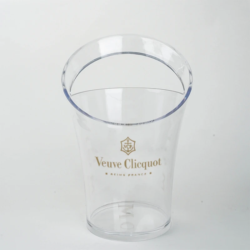 Veuve Clicquot Champagne Flute Plastic Glass Ice Bucket Dishwasher