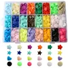 Colorful Plastic Resin T5 Snap Buttons Set Fastener Snap Plier for DIY Handmade Baby Clothes Bibs Press Stud Machine Sewing Tool 1