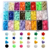 Colorful Plastic Resin T5 Snap Buttons Set Fastener Snap Plier for DIY Handmade Baby Clothes Bibs Press Stud Machine Sewing Tool 1