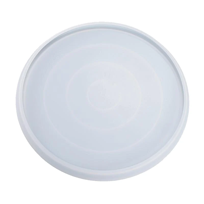 

Self-Made Round Mirror Dish Set For Plate Coaster Large Tray Silicone Diy Glue Mold