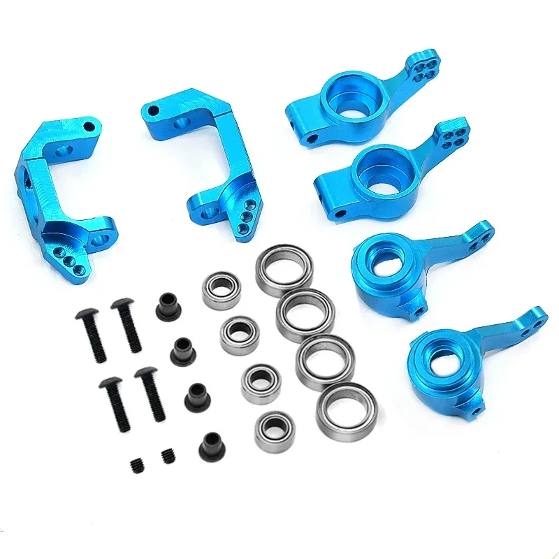 

007RC Metal Steering Cub Hub Carrier Set 102010 102011 102012 02013 02014 02015 For HSP 94111 94123 1/10 RC Car Upgrade Parts