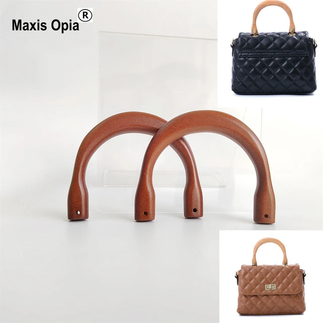2 Piece Brown Wood Handles For Bags Purse Handles Making Supplies,  Handcraft Material For Handbags Making DIY Obag Accessories. - AliExpress