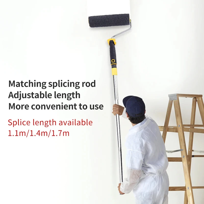 9'' Patterned Paint Roller Texture Rubber Roller for Wall Decoration Household DIY Paint Art Tool for Wall Decoration