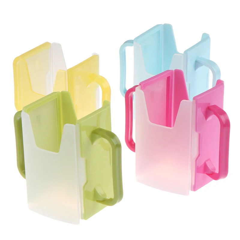 Infant-Anti-Spill-Cup-Holder-Bottle-Cup-Milk-Holder-Adjustable-Safety-Plastic-Baby-Toddler-Juice-Box.jpg Csecsemőellenes Pilygátló Kupa Tartó Palack Csésze Tejtartó Állítható Biztonsági Műanyag Baba Kisgyermek Lé Doboz Ivás - Image 3