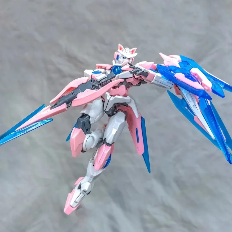 00Qan HG 1/144 Katze Ohr Ver Rosa Blau Schwarz Farboptionen Mecha Montage Modell Kit Action-figuren Anime Jungen Spielzeug Sammlerstück