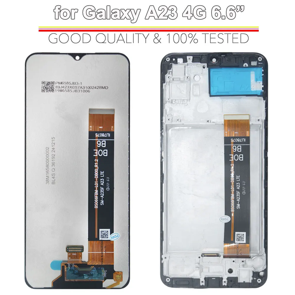 Premium LCD Display Touch Screen Digitizer Assembly for Samsung Galaxy A23 4G Mobile Phone