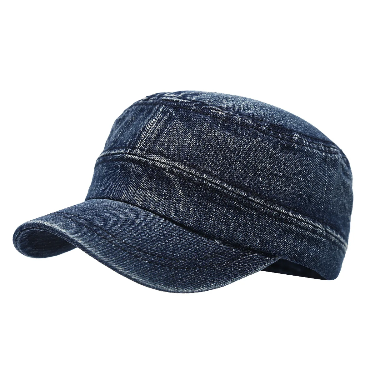 Unisex Solid Denim Baseball Cap Blank Washed Jean Hat Casquette Adjustable Snapback Hats Caps For Men And Women baseball cap