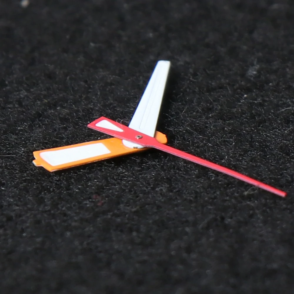 NH35 Watch Accessories 7*11*12mm Hand for Seiko NH35 NH36 NH38 Movement Watch Needle Hands Green Luminous Orange Red White