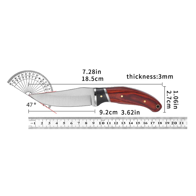 Folding Knife for Meat Slicing Vegetable Fruit Knife for Roasting Lamb Stainless Steel Sharp Kitchen Knife Kitchen Accessories 6