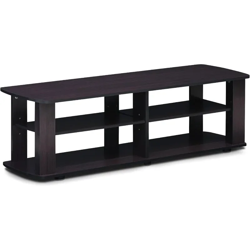 

Nelly Entertainment Center TV Stand Short 43.3"(W) x13.4(H) x13.1(D) Dark Walnut