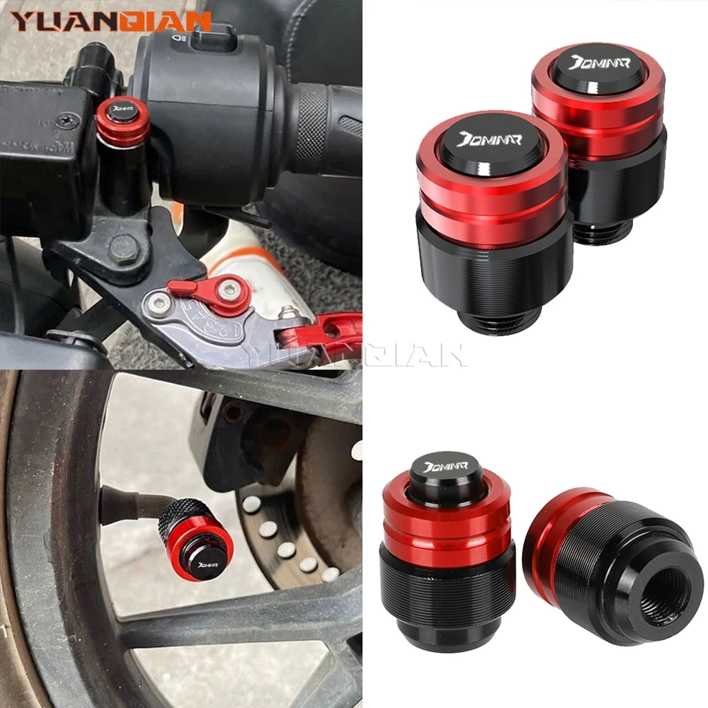 Per Bajaj Pulsar 150 125 180 Dominar 400 250 Pulsar 200 Rs/Ns 200 Specchietto Retrovisore Tappo Foro Tappo A Vite Tappo Stelo Valvola Pneumatico Coper