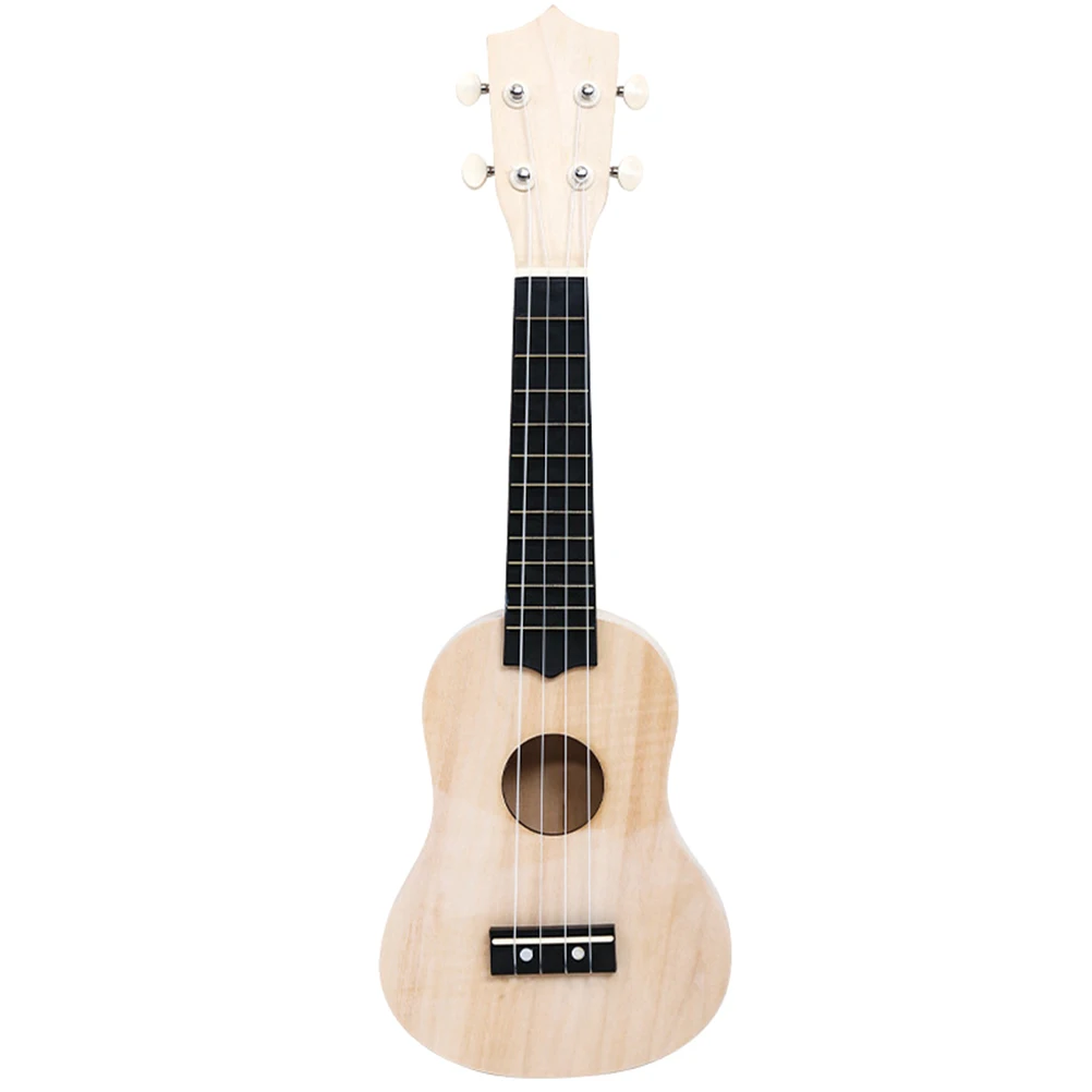 Ukulele Set Wooden Ukulele Stringed Instrument for Beginner Musician Supplies 53.00X17.00X4.00cm Soprano Ukulele Beginner Kit Gig Bag