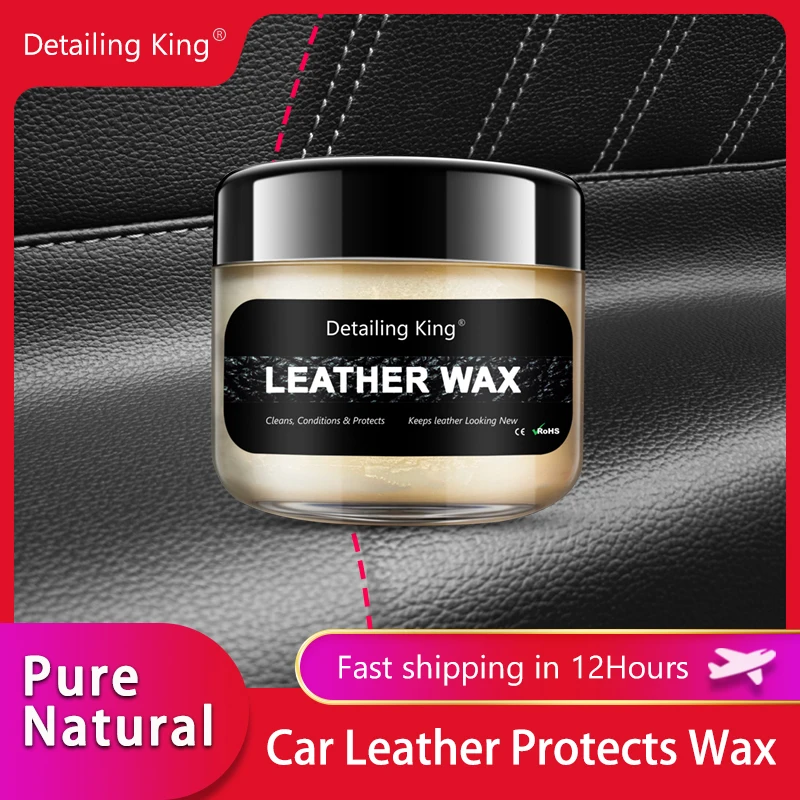 DetailingKing50100MLPureNaturalCarLeatherWaxPowerfulNourish