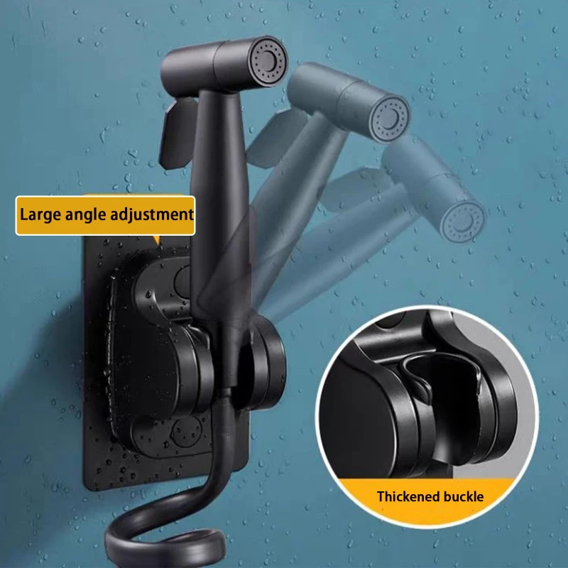 Shower holder suction cup holder 360&deg; adjustable Showerhead plating Shower rail head Bathroom wall mount bracket