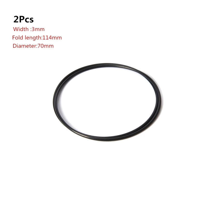 2pcs Diameter 3mm Repair Belt Wear Resist Universal Round Rubber Belt for Recorder Walkman DVD Drive Tape Recorder cassette tape belts cassette tape belt transmission belt rubber drive belt turntable rubber belt