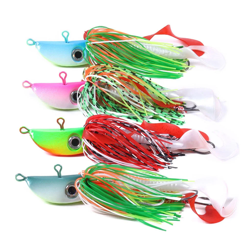 20g 150g Metal Jig Hook Jigs Head Wobbler Bait Saltwater Sea Tuna