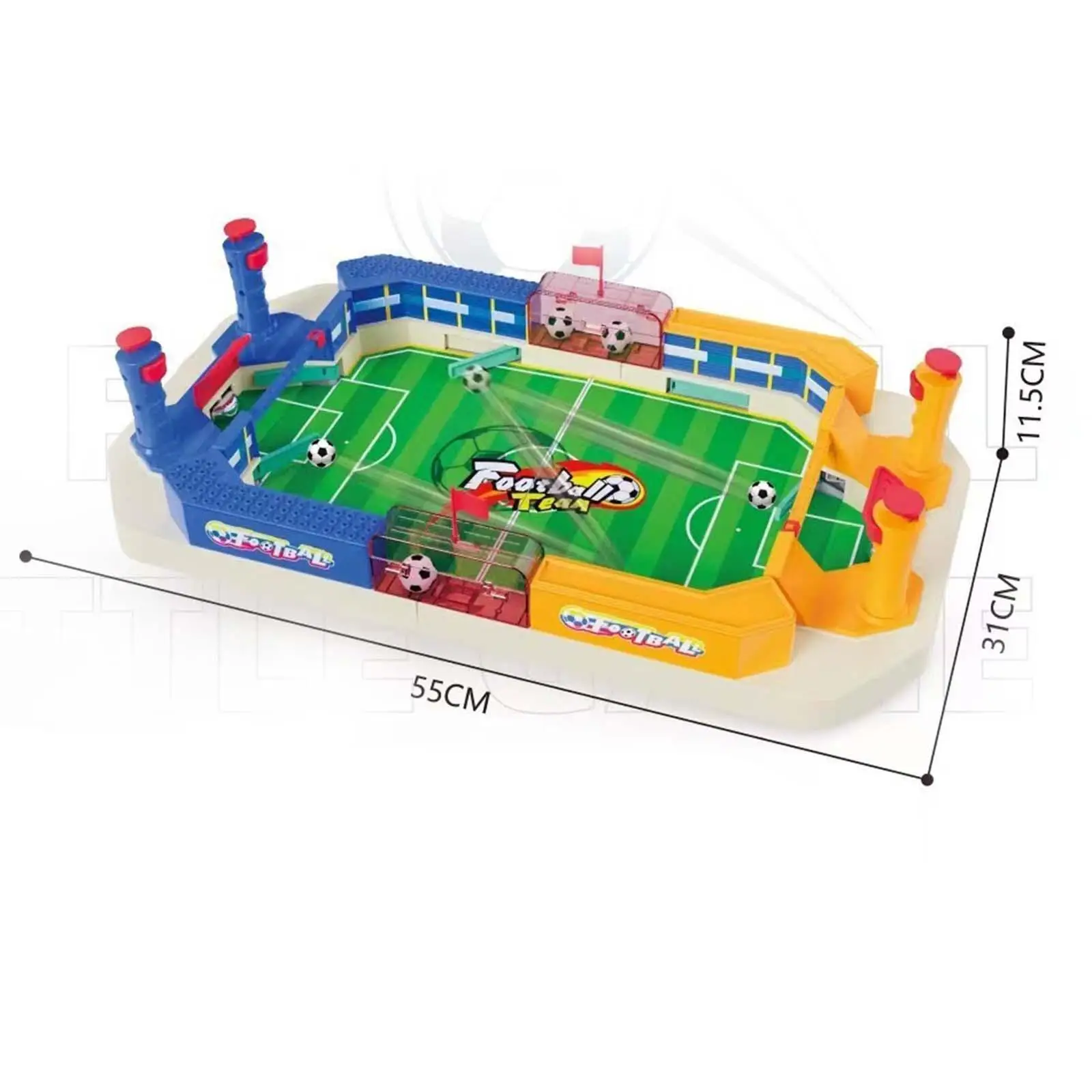 Compact Interactive Foosball Game - Portable Tabletop Soccer Fun for All Ages