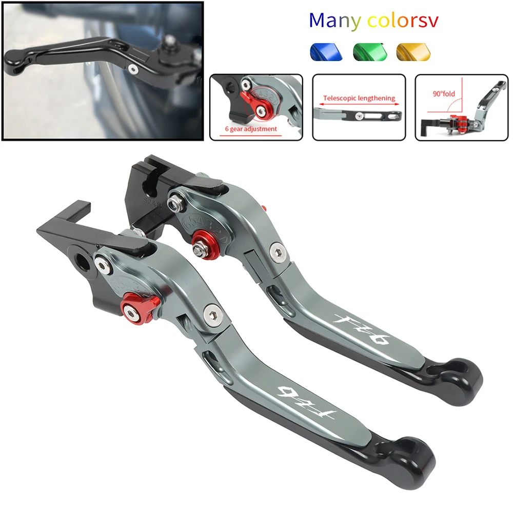 

Складные рычаги тормозной муфты с ЧПУ для мотоциклов Yamaha FZ6 FZ 6 FAZER 2004-2010 XJ6 FZ6R 2009-2015 FZ8 2011-2015