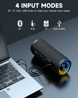 OHAYO X10MAX Bluetooth Speaker 35W - IPX7 Waterproof, Powerful Stereo Sound, 24H Playtime, TWS Pairing, Dazzling Lights, Bass Up - Image 3