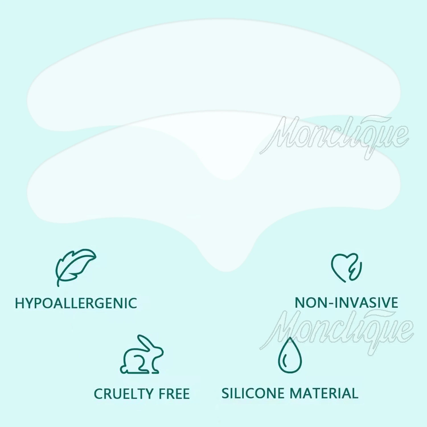 Reusable Anti Wrinkle Forehead Patch Silicone Silicone Patch Soft Comfortable Easy To Carry Facial Care Eye Mask Skin Care Tools